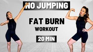 20 MIN LOW IMPACT FULL BODY WORKOUT | Fat Burning, No Jumps, No Equipment