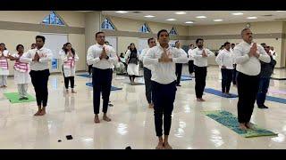 Sun Salutation | SNY | Suryanamaskara Yajna | 2024| HSS USA |