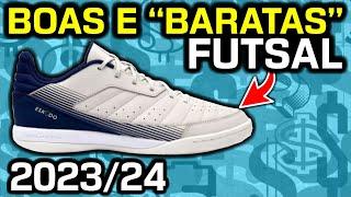 Chuteiras FUTSAL BOAS e BARATAS 23/24 - Canal Camisas e Chuteiras