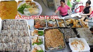 Quán ăn sáng đậm vị Bắc món chỉ từ 10k đồ ăn tràn trề khách đông mỗi sáng tại Gò Vấp