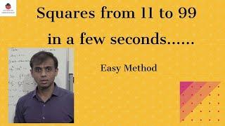 Square any 2 digit number | Easy Maths | Vedic Maths