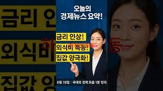  기준금리 인상! 냉면값 1.2만…집값 양극화 심화