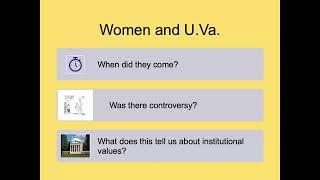 UVA Club of Washington DC: The History of Women at UVA