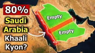 Why 90% Saudis Live in Red Lines