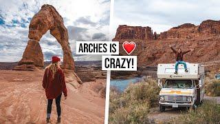 Did We Find Utah’s BEST RV Camping??… At a NATIONAL PARK? - Exploring the Amazing Arches! 