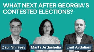 What Next After Georgia’s Contested Elections? | Zaur Shiriyev, Marta Ardashelia, Emil Avdaliani