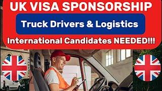 TRUCK DRIVING JOBS + VISA SPONSORSHIP FOR INTERNATIONAL CANDIDATES, APPLY FAST!