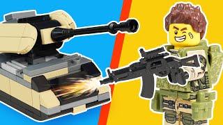 LEGO War: I Simulate an Army with War Weapons in LEGO I FUNZ Bricks