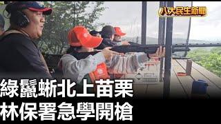 綠鬣蜥北上苗栗 林保署急學開槍 |【民生八方事】| 2024112007 @gtvnews27