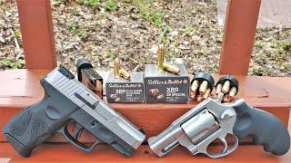 Short Barrels! Sellier and Bellot XRG (Lead-Free Hollow Points) 9mm VS .38 Special Ballistic Test