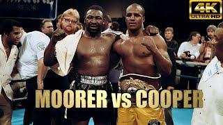 Michael Moorer vs Bert Cooper | KNOCKOUT Boxing Fight | 4K Ultra HD