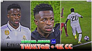 Vinicius Junior Twixtor - Best 4k Clips + CC High Quality For Editing  #part1