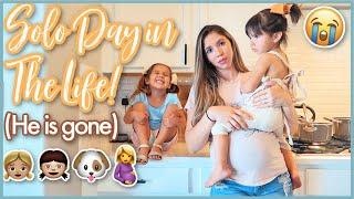 SOLO DAY IN THE LIFE OF A PREGNANT MOM OF TWO!