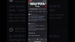 Why FIFA fc mobile 24 iOS mobile beta full