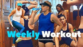 This Week's Episode#dayanayastremska #emiilruusuvuori#yanasizikova #tennisworkout #tennisdrill 