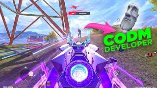 I MET A CODM DEVELOPER HE USING GOD MODE HACK | COD MOBILE