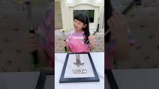 孩子親手把畫拆爛！就一點也不心疼嗎？ #萌娃 #人類幼崽成長計畫