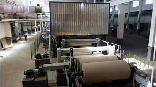 100TPD gypsum board paper production line installed in Uzbekistan | drywall paper machine