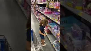 Mila at Walmart