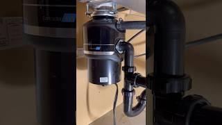 installing an insinkerator disposal and p trap #plumber #plumbing #diy #oateyambassador #oatey