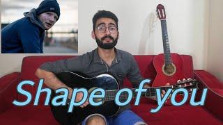 عزف اغنية shape of you علي الجيتار.. بيشوي حبيب