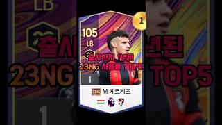 출시한지 벌써 1년된 23NG 사용률 TOP5 #shorts