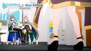 Is this Our New "Problem Solver 68" Base? 【HololiveEN x Blue Archive Fan Animation】