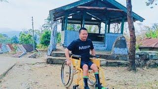 how do I go outside alone wit wheelchair " Nagamese & Hindi mini vlog