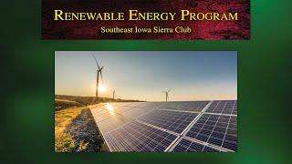Renewable Energy Program at Southeast Iowa Sierra Club