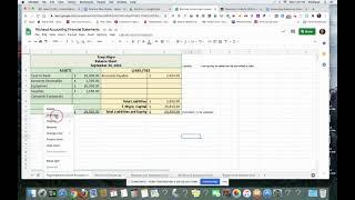 Accounting I Balance Sheet Quiz