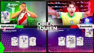 QUIEN ES QUIEN SOLO CON ICONOS +93 !!! DjMaRiiO vs CACHO EA FC 24