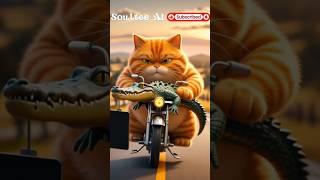 Ai animated Cat funny video #pets #funny #wildlife #shorts