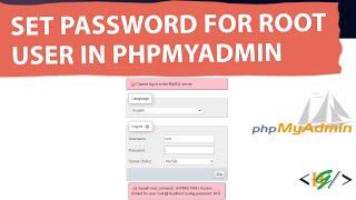 How to Set Password for Root User in PhpMyAdmin in Localhost