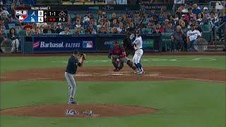 Kiké Hernandez Solo Home Run vs Braves | Dodgers vs Braves NLDS Game 1