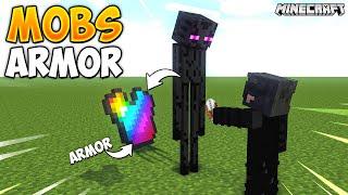 Minecraft But MOBS Give CUSTOM ARMOR...