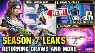 Season 7 Summer Sale | Special Skins | FREE & Paid Characters | COD Mobile | CODM