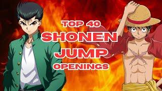 Top 40 Best SHONEN JUMP Anime Openings