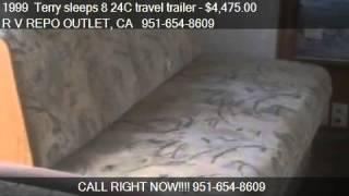 1999  Terry sleeps 8 24C travel trailer 25'9" UVW 4440 - for