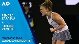 Renata Zarazua v Jasmine Paolini Extended Highlights | Australian Open 2025 Second Round