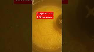 Spaghetti och köttfar sauce #food #cooking