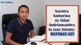 Marka 16: 15 - Sarotra Fantarina ny làlan'Andriamanitra fa izao ihany: Matokia Azy