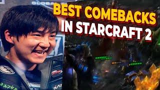 THE BEST COMEBACKS in the history of StarCraft 2 esports