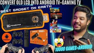 X8 Android Game Stick 8K ReviewConvert OLD LCD INTO SMART TV10000 Game️14 ConsoleAndroid TVGame