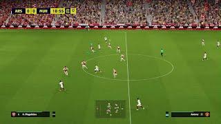 eFootball 2024 PS5 Gameplay (Superstar difficulty) Arsenal vs Manchester united 1080p HD