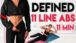 GET DEFINED 11 LINE ABS  Belly Fat Burn & Toned Abs | 11 min Workout