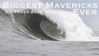 Biggest day in Mavericks history? December 23rd 2024 - Historic XXL swell