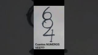 cuantos números ves? 