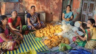 पूजाच्या लग्नाच्या सांजोऱ्या मस्त..वड्याची भाजी..