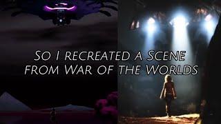 So I recreated a scene from war of the worlds
