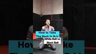 Back Take Technique as a Whitebelt vs Back Take Technique as a Blackbelt #gordonryan #mma #bjj #nogi